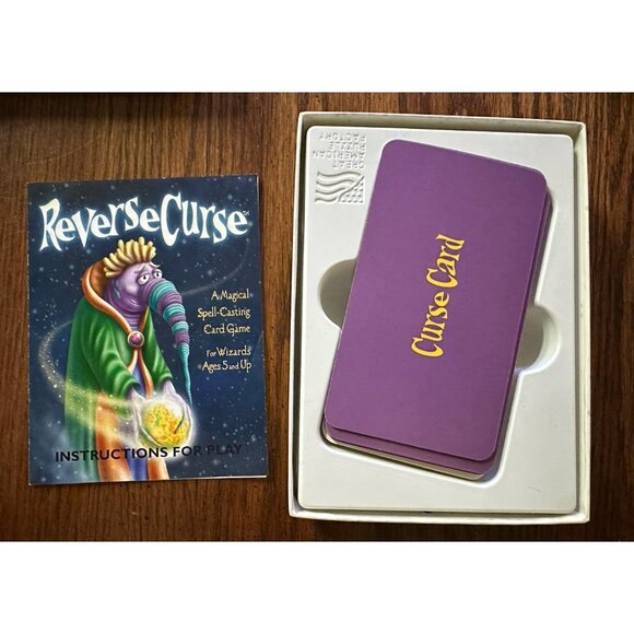 ReverseCurse Great American Puzzle Card Game 2000 Ages 5 And Up-complete - Picture 3 of 3